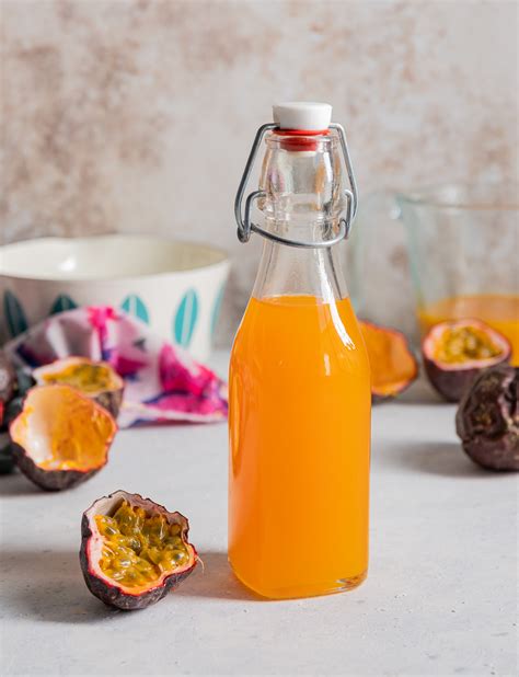 how to make passion fruit syrup